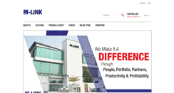 Desktop Screenshot of mlink.com.my