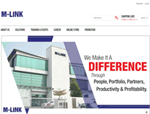 Tablet Screenshot of mlink.com.my